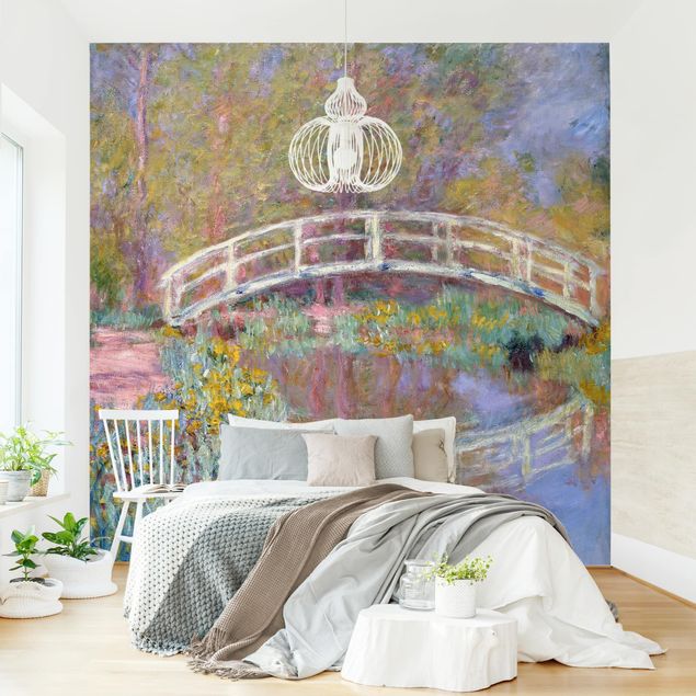 Tableau impressionniste Claude Monet - Pont du jardin de Monet