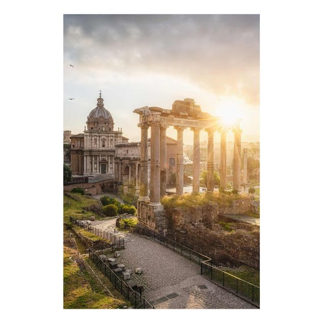 Tableau de ville Forum Romanum au lever du soleil