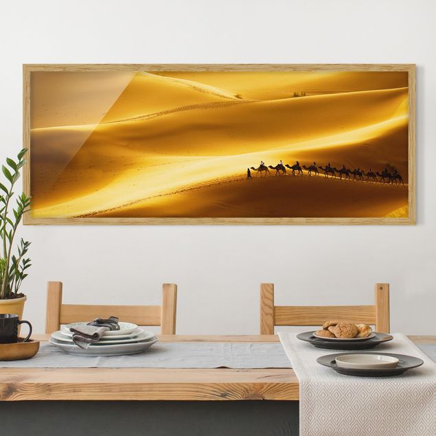 Tableau paysage Dunes d'or