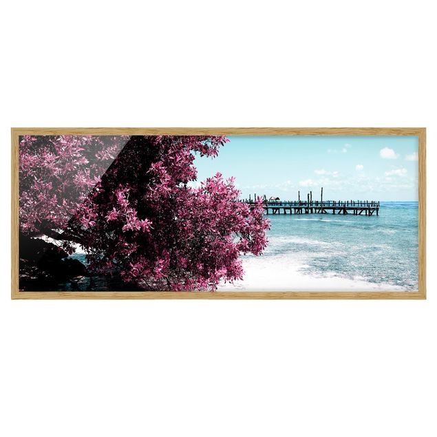 Tableau bord de mer Paradise Beach Isla Mujeres