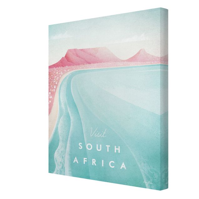 Toile de mer Poster de voyage - Afrique du Sud