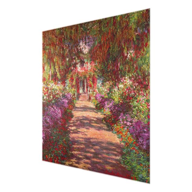 Décoration artistique Claude Monet - Allée dans le jardin de Monet à Giverny