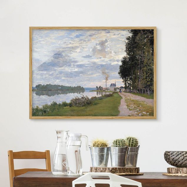 Déco mur cuisine Claude Monet - Le front de mer d'Argenteuil