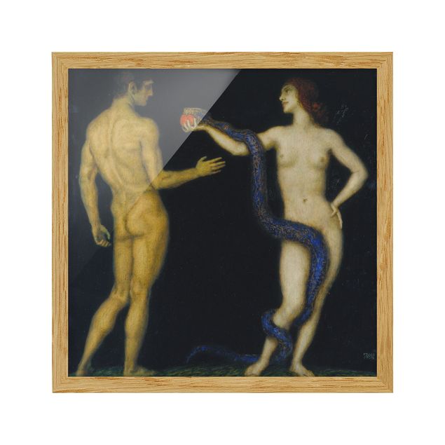 Tableaux moderne Franz von Stuck - Adam et Eve