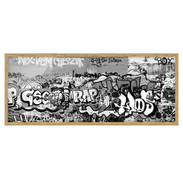 Tableaux encadrés citations Art du graffiti