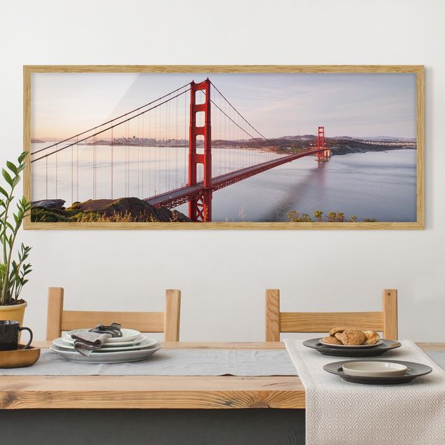 Tableau de ville Golden Gate Bridge à San Francisco