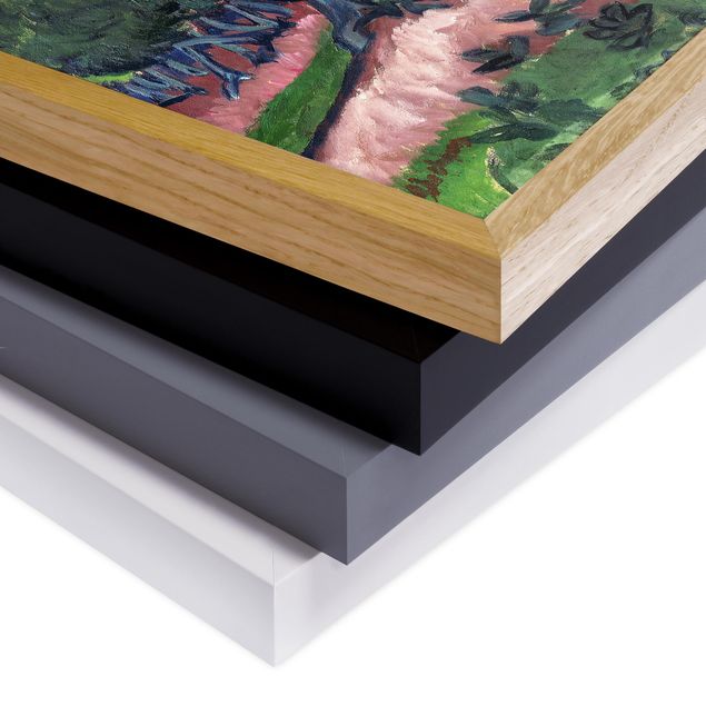Tableaux encadrés paysage Ernst Ludwig Kirchner - Paysage avec marronnier