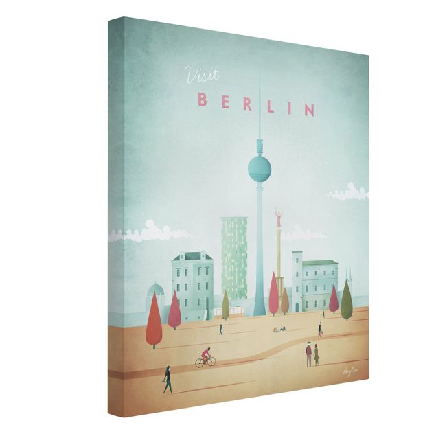Tableau vintage Poster de voyage - Berlin