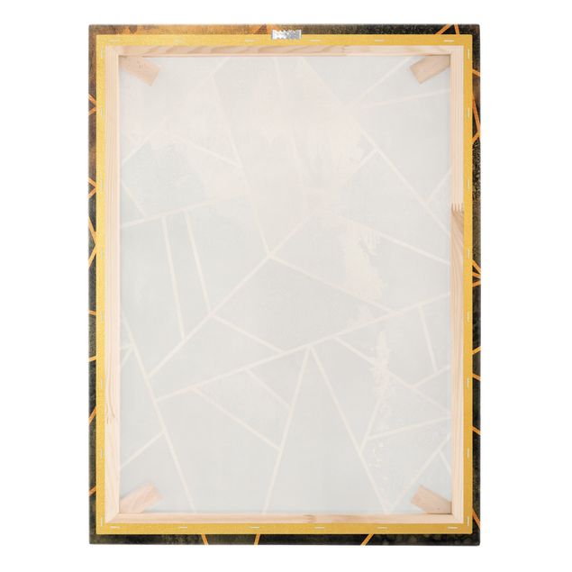 Tableau sur toile or - Onyx With Gold
