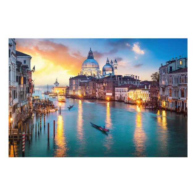 Tableaux mer Coucher de soleil à Venise