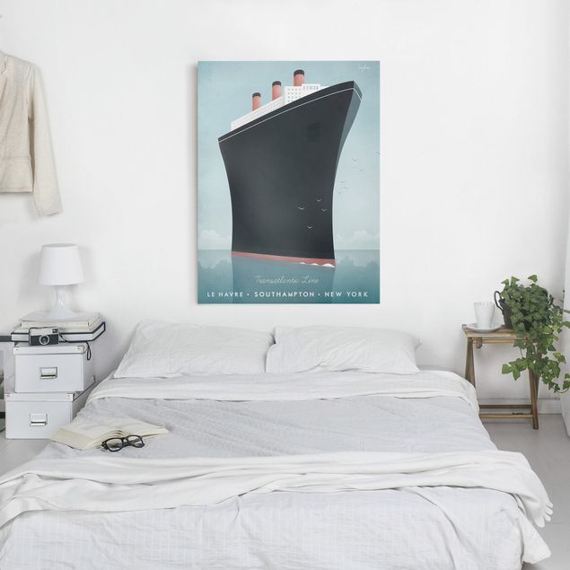 Tableaux mer Poster de voyage - Bateau de croisière