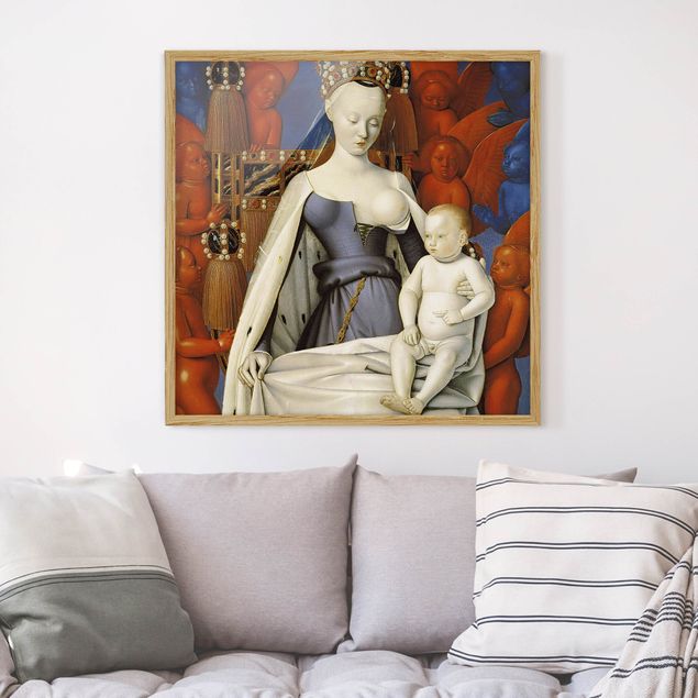 Tableaux Artistiques Jean Fouquet - Vierge à l'Enfant