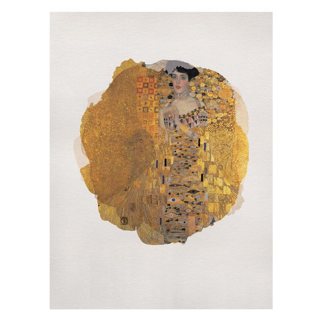 Tableau portrait Aquarelles - Gustav Klimt - Portrait Of Adele Bloch-Bauer I