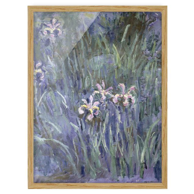 Tableaux encadrés fleurs Claude Monet - Iris