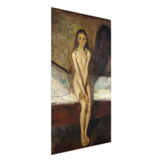 Tableau expressionniste Edvard Munch - La puberté