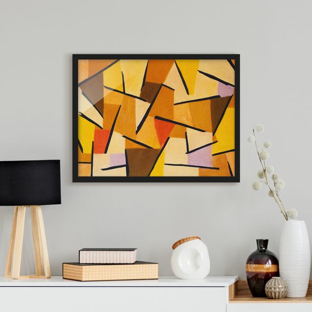 Tableaux Artistiques Paul Klee - Combat harmonisé