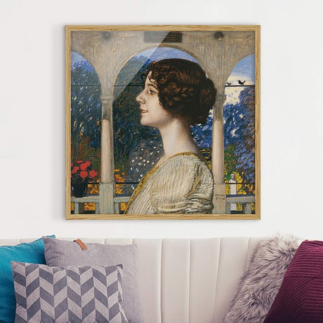 Tableaux art nouveau Franz Von Stuck - Portrait de femme