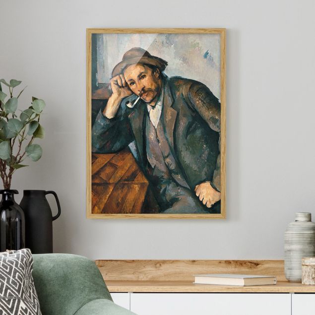 Tableaux Impressionnisme Paul Cézanne - Le fumeur de pipe