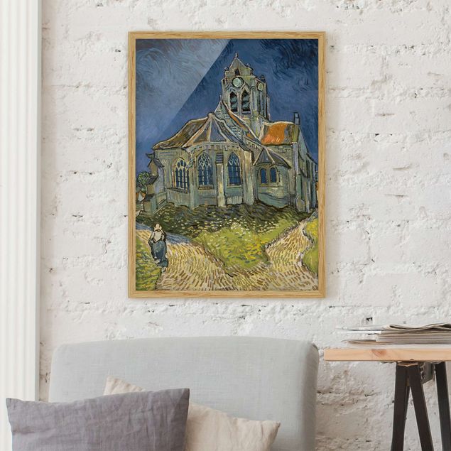 Décorations cuisine Vincent van Gogh - L'église d'Auvers