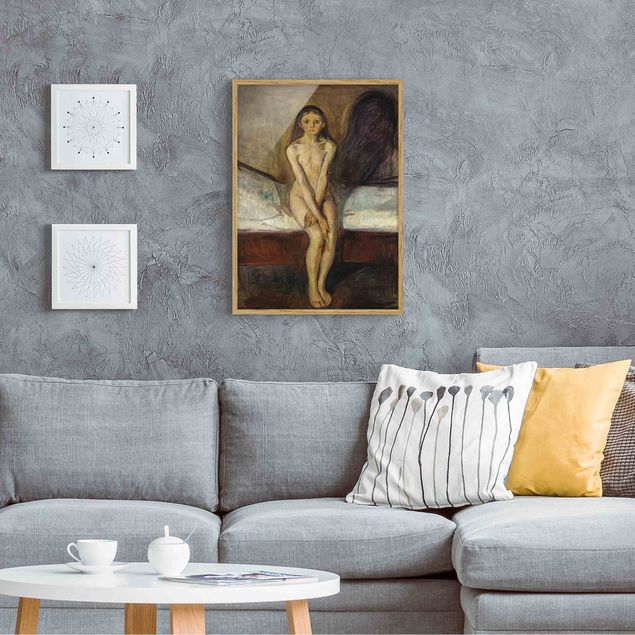 Tableaux Expressionnisme Edvard Munch - La puberté