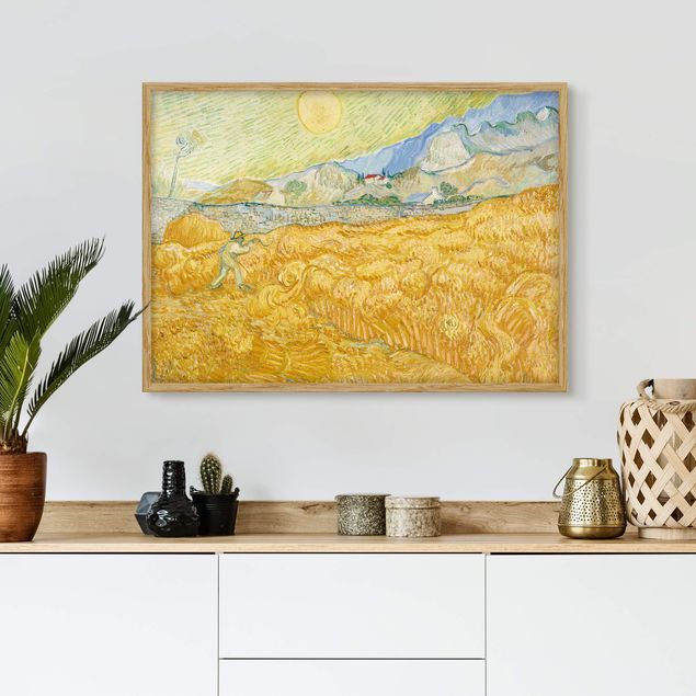 Tableaux paysage Vincent Van Gogh - La moisson, le champ de blé