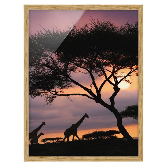 Tableau arbres African Safari