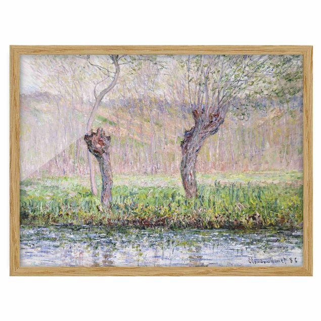 Tableaux arbres Claude Monet - Saule au printemps