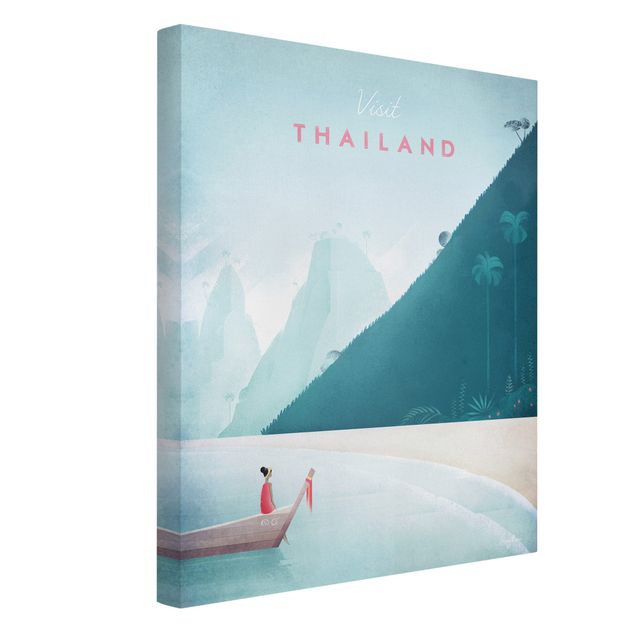 Tableaux montagnes Poster de voyage - Thaïlande