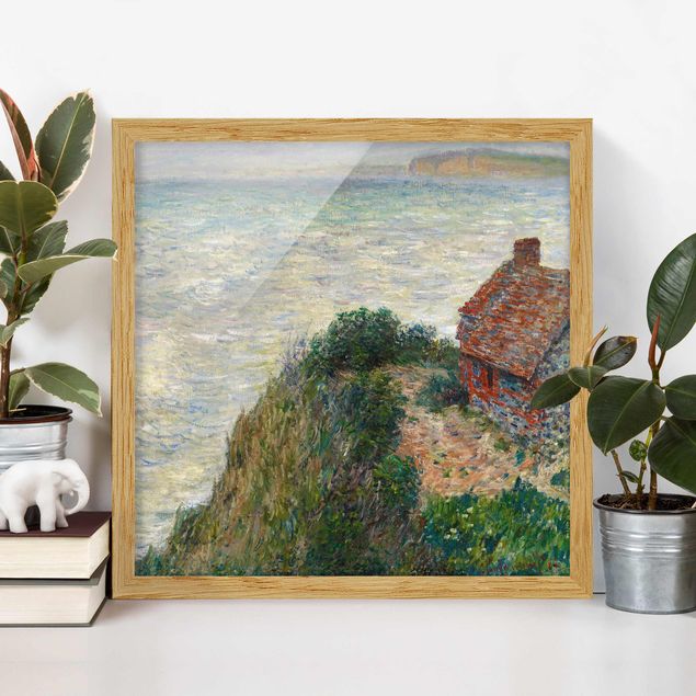 Tableaux encadrés plage & mer Claude Monet - Maison du pêcheur à Petit Ailly