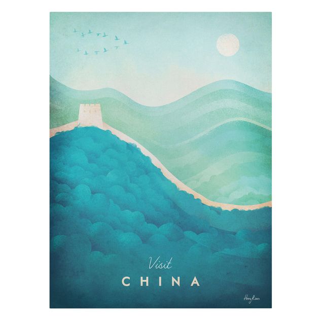 Tableaux reproductions Poster de voyage - Chine