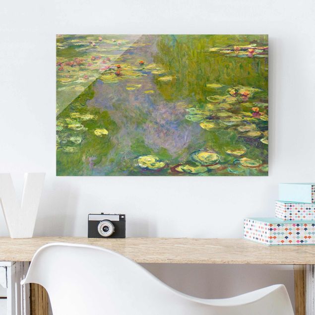 Tableau vert Claude Monet - Nénuphars verts