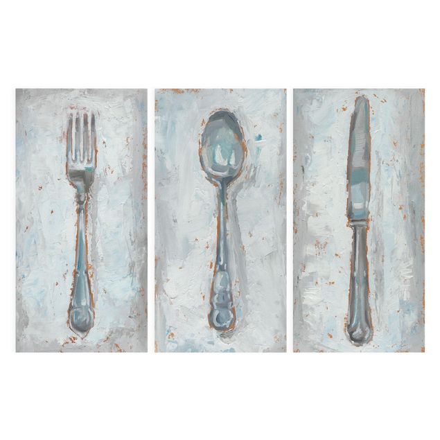 Impression sur toile - Impressionistic Cutlery Set I