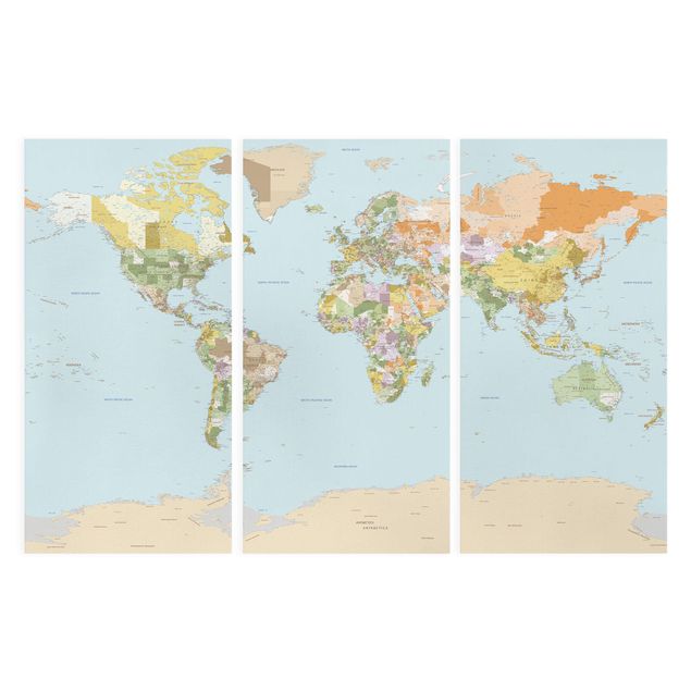 Tableaux carte du monde Carte politique du monde