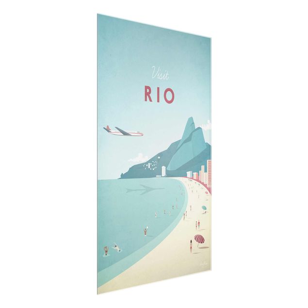 Tableau bord de mer Poster de voyage - Rio De Janeiro