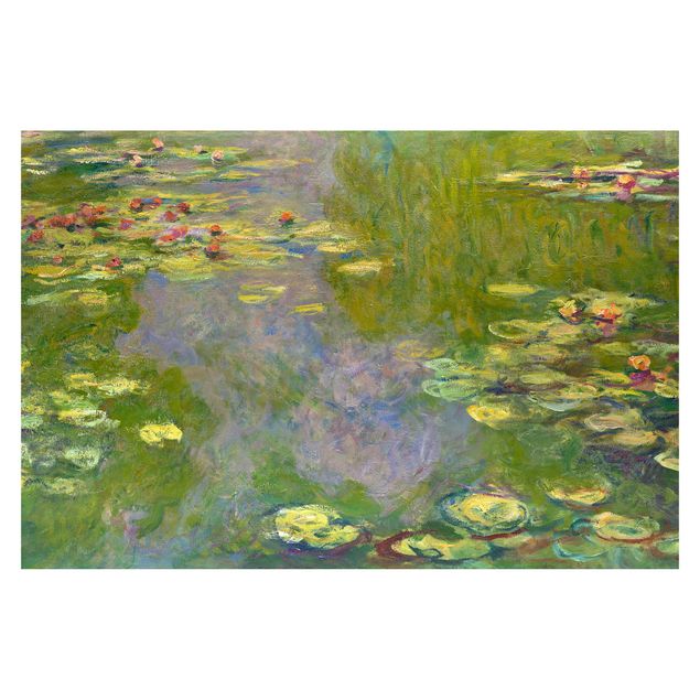 papier peint fleuri Claude Monet - Nénuphars verts