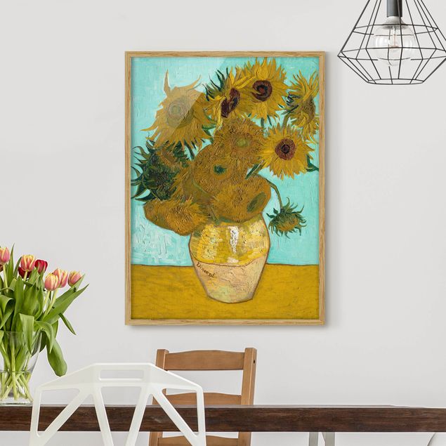 Toile impressionniste Vincent van Gogh - Tournesols