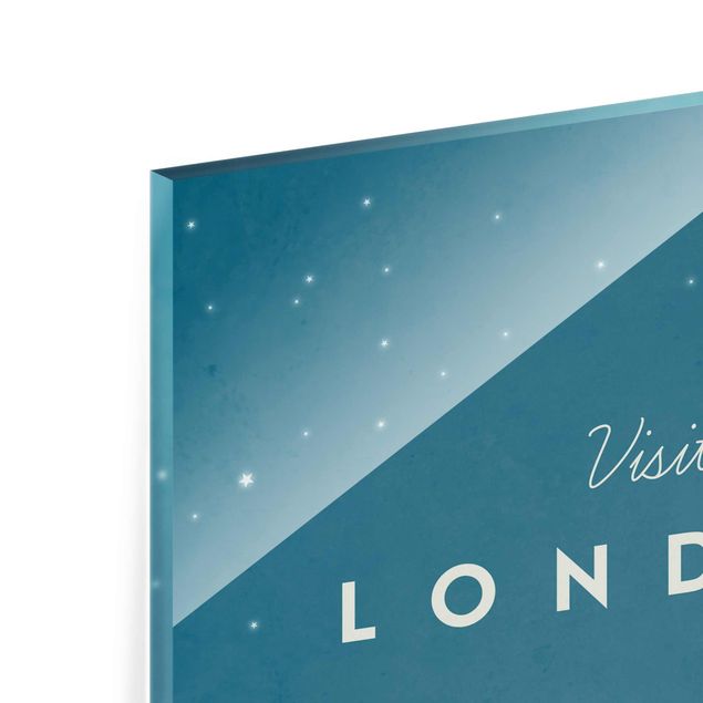 Tableau deco bleu Poster de voyage - Londres