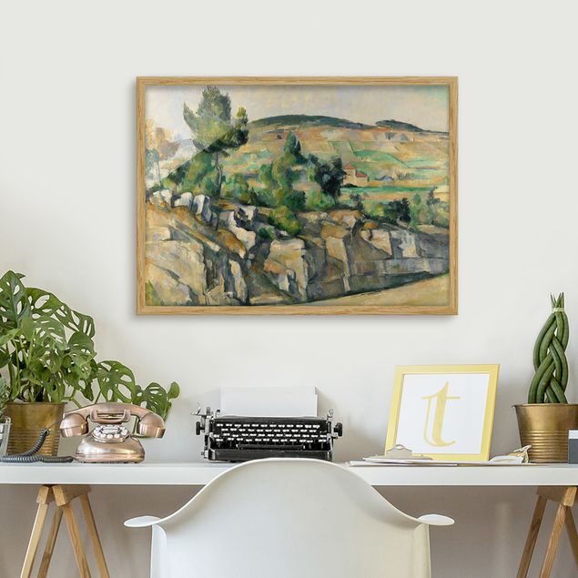 Tableaux paysage Paul Cézanne - Colline en Provence