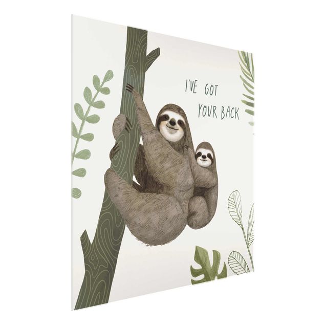 Cadre animaux Sloth Sayings - Back