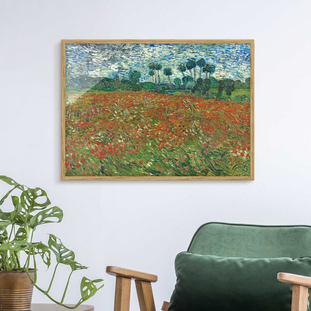 Tableaux paysage Vincent Van Gogh - Champ de coquelicots