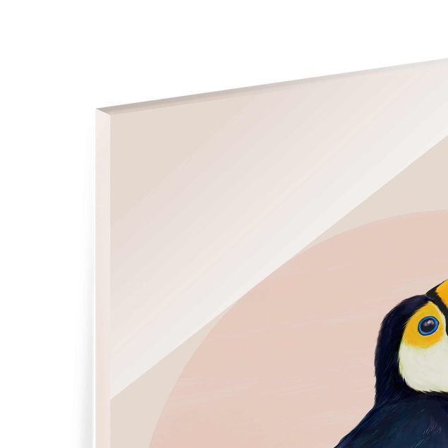 Tableaux de Laura Graves Illustration Oiseau Toucan Peinture Pastel