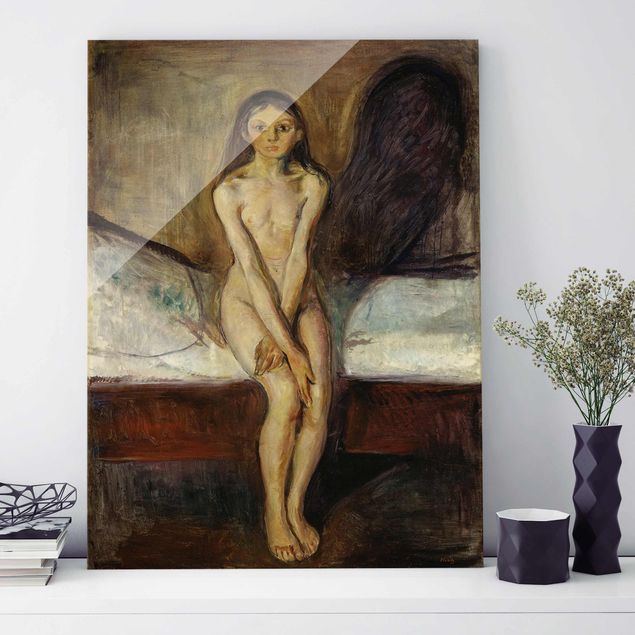 Munch tableau Edvard Munch - La puberté