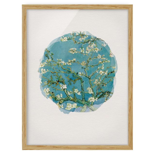 Courant artistique Postimpressionnisme Aquarelles - Vincent Van Gogh - Amandiers en fleur