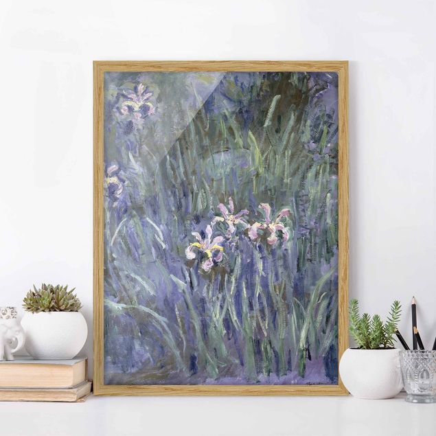 Déco murale cuisine Claude Monet - Iris