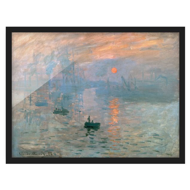 Décoration artistique Claude Monet - Impression (lever de soleil)