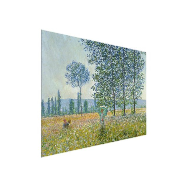 Tableaux Impressionnisme Claude Monet - Champs au printemps