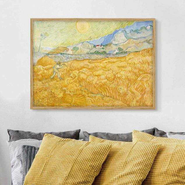 Décorations cuisine Vincent Van Gogh - La moisson, le champ de blé