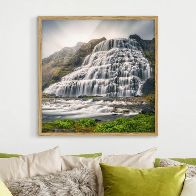 Tableau paysages Dynjandi Waterfall