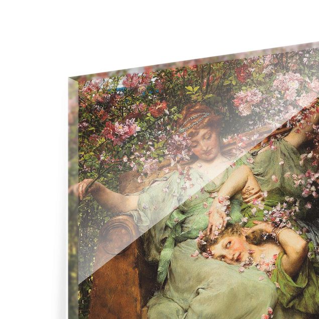 Tableau fleurs Sir Lawrence Alma-Tadema - Le Jardin des Roses