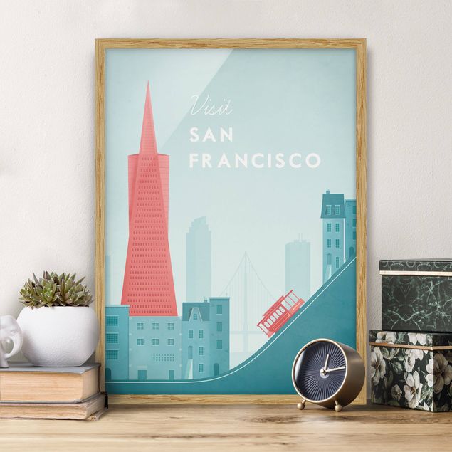 Déco murale cuisine Poster de voyage - San Francisco